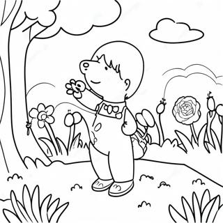 Spring For Kindergarten Coloring Pages