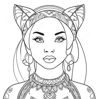 Doja Cat Coloring Page 66550-54958