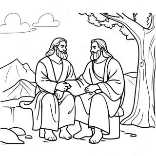 Elijah And Elisha Coloring Pages