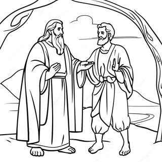 Elijah And Elisha Coloring Page 66560-54970