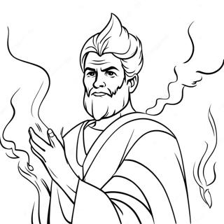 Elijah And Elisha Coloring Pages