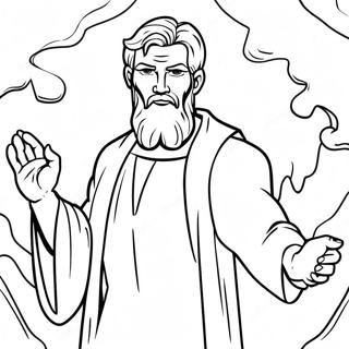 Elijah S Miraculous Fire Coloring Page 66561-54968