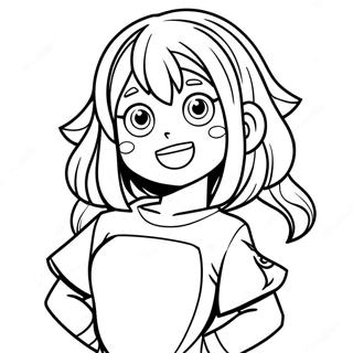 Uraraka Coloring Page 66610-54995