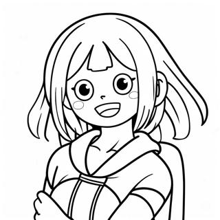 Uraraka Coloring Page 66610-54996