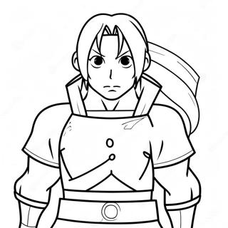 Fullmetal Alchemist Coloring Page 66620-55006