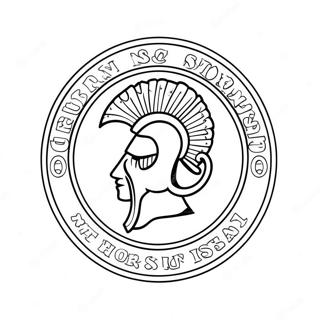 Usc Trojans Logo Coloring Page 66660-55047