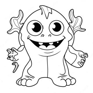 Fear Monster Coloring Page 66710-55068