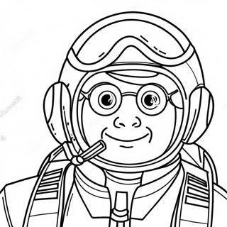 Pilot Coloring Page 66720-55080