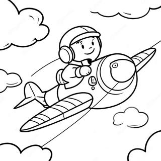 Pilot Coloring Pages