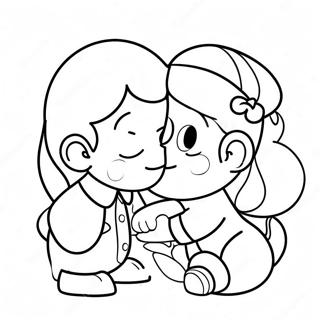 Heartwarming Love God Coloring Page 66741-55106