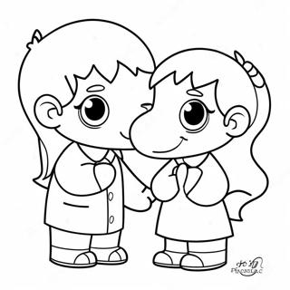 Heartwarming Love God Coloring Page 66741-55108