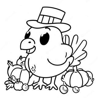 Among Us Thanksgiving Coloring Page 66750-55114