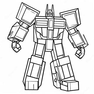 Lego Transformers Coloring Page 66780-55144