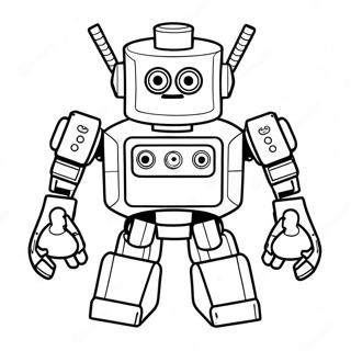 Transforming Lego Robot Coloring Page 66781-55138