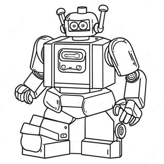 Transforming Lego Robot Coloring Page 66781-55139