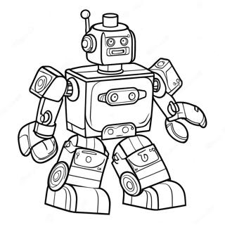 Transforming Lego Robot Coloring Page 66781-55140