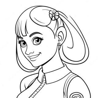 Sporty Spice From Lazy Town Coloring Page 66791-55148