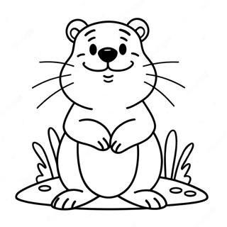 Groundhog Day Coloring Page 66810-55170