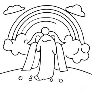 God S Promise Rainbow Coloring Page 66820-55167