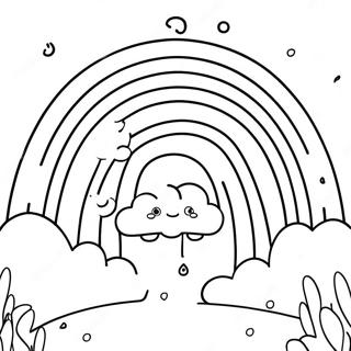 Vibrant God S Promise Rainbow Coloring Page 66821-55188