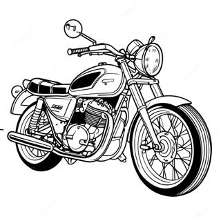 Kawasaki Motorcycle Coloring Pages