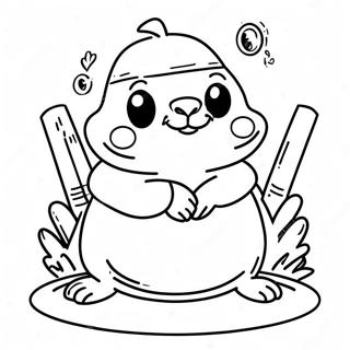 Mole Day Logo Coloring Page 66860-55206