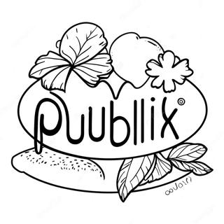 Publix Logo Coloring Page 66870-55211