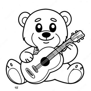 Grateful Dead Bear Coloring Page 66940-55280