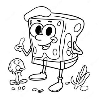 Stoner Spongebob Coloring Page 66981-55288