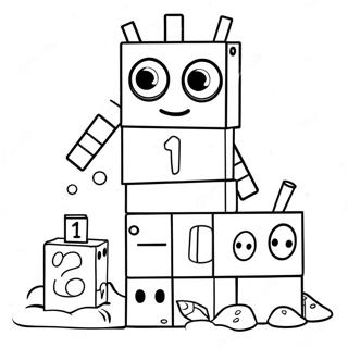 Numberblocks 11 Coloring Page 66991-55294