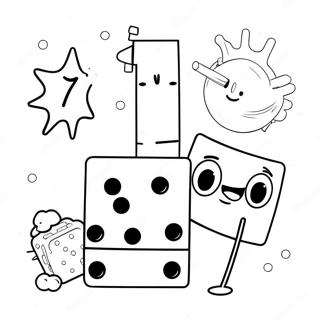 Numberblocks 11 Coloring Page 66991-55295