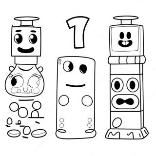 Numberblocks 11 Coloring Page 66991-55296