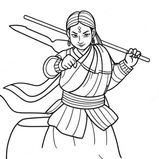 Genya In Action Coloring Page 67002-55317