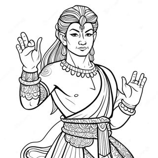 Genya In Action Coloring Page 67002-55318