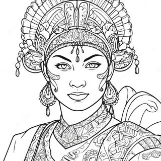 Genya In Action Coloring Page 67002-55320