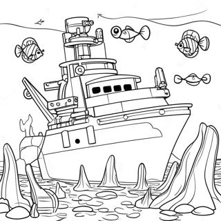 Deep Sea Lego City Coloring Page 67011-55306