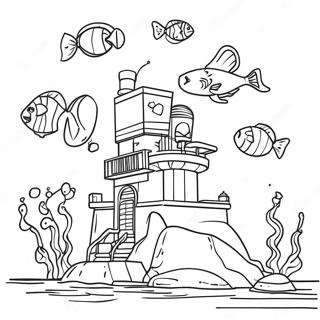 Deep Sea Lego City Coloring Page 67011-55308