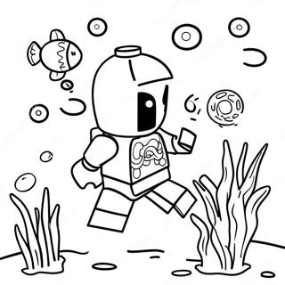 Underwater Lego Adventure Coloring Page 67012-55309