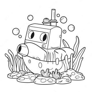 Underwater Lego Adventure Coloring Page 67012-55312