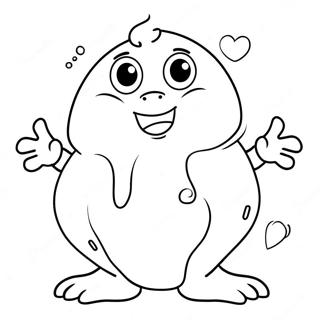 Cute Goo Goo Gaga Character Coloring Page 67032-55324