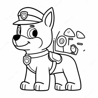 Paw Patrol Rex Coloring Pages