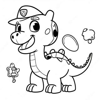 Paw Patrol Rex Coloring Pages