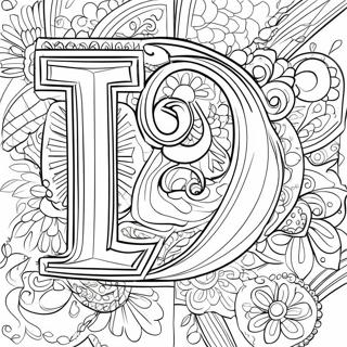 Letter L For Adults Coloring Pages