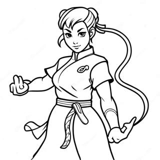 Chun Li Coloring Page 67101-55384