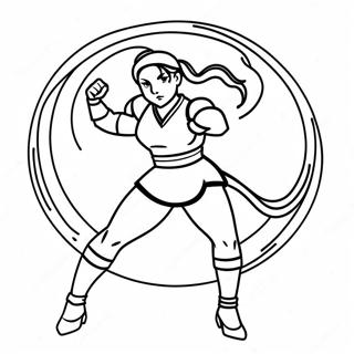 Chun Li Coloring Pages