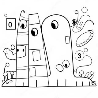 Numberblocks 1000 Coloring Page 67142-55410