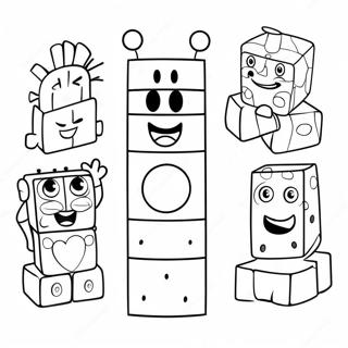 Numberblocks 1000 Coloring Page 67142-55412