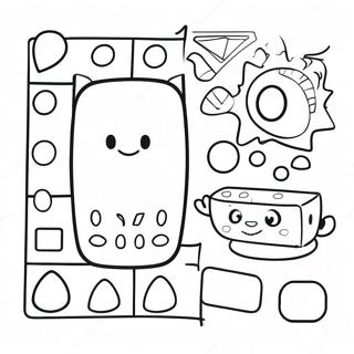 Numberblocks 1000 Coloring Pages