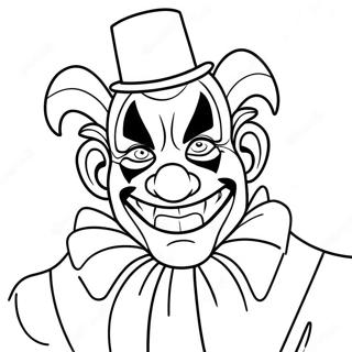 Icp Clown Character Coloring Page 67153-55413