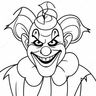 Icp Clown Character Coloring Page 67153-55414